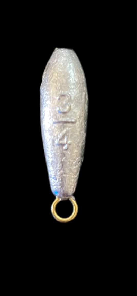 Trolling Sinkers with 1 brass eye